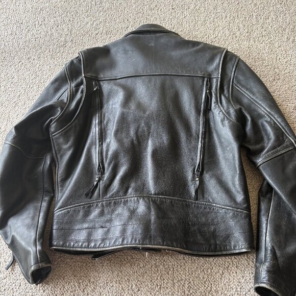 Vintage Harley Davidson Leather Motorcycle Jacket | Men’s M | Biker Classic - Picture 13 of 16